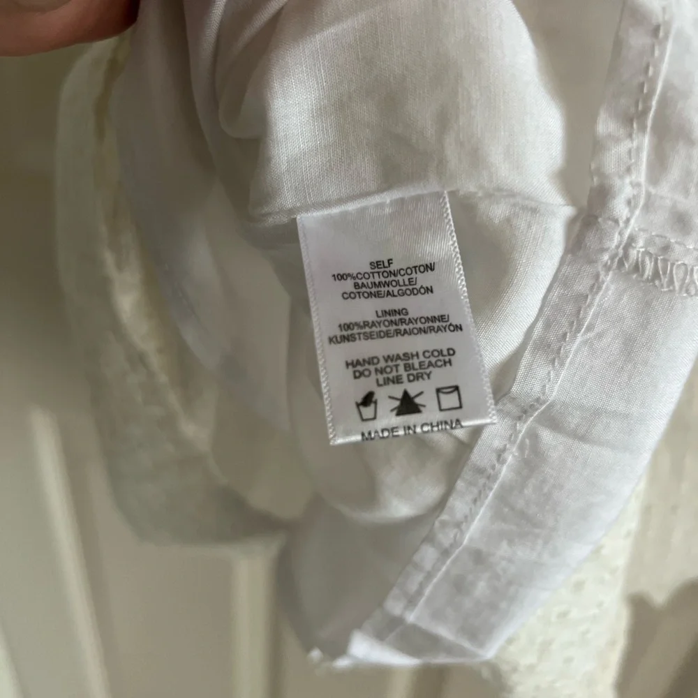 Sunday in Brooklyn white eyelet mini dress. Anthropologie. NWOT. Size XS.